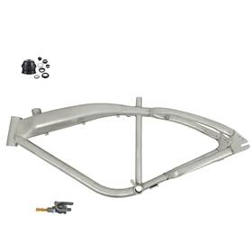 Donsp1986 762668516391 26 Inch Brushed Alum Gas Frame 135mm Dropout 3.4l Tank With Headset And Petcock