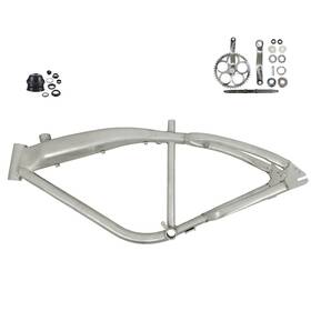 Donsp1986 762668516421 26 Inch Brushed Alum Gas Frame 135mm Dropout 3.4l Tank With Headset And 44t Crank