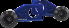 Drax-118-bl Driven Racing Axle Block Slider Blue