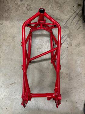 47010802af Ducati 2006 749 Red Main Primary Chassis Tube Frame Straight