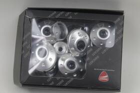 X000x176ln Ducati Monster 1200 821 Performance Silver Frame Plugs Cap New