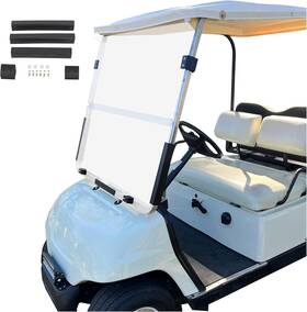At-59-c Ecotric Clear Windshield Compatible With 1995-2003 Yamaha G14
