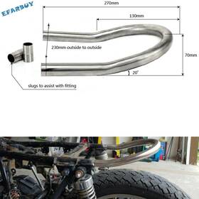 Ssrfh-02-ef-429 Efarbuy Cafe Racer Rear Frame Hoop Brat Style Seat For Honda Yamaha Suzuki Gs