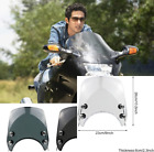 16304855395889 Ekdjkk Universal Motorcycle Windshield Wind Deflector Windscreen Transparent