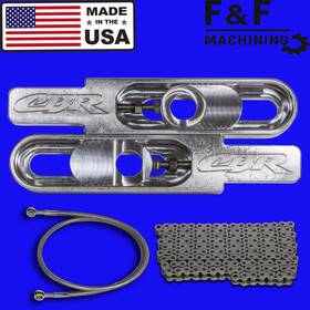 Cbr-1000-08-16-re-kit F & Racing 2008-2016 Honda Cbr 1000rr Swingarm Extension Kit Inch Made In The Usa