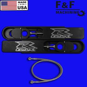 Gsxr-12 F & Racing 2026 Gsxr 1000 12 Inch Swingarm Extensions And Brake Line Made In The Usa