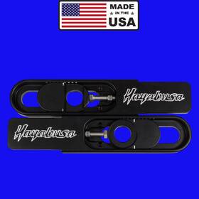 Hayabusa-08-24-be F & Racing 2010 Suzuki Hayabusa Bolt On Swingarm Extensions Inch Made In The Usa