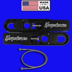 Hayabusa-08-24-be-abs-bl F & Racing 2025 Suzuki Hayabusa Swingarm Extensions Abs Brake Line Inch Made In The Usa