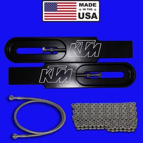 Ktm-duke-390-be-bl F & Racing 2015-2023 Ktm Duke 390 Bolt On Swingarm Extension Kit Inch Made In The Usa