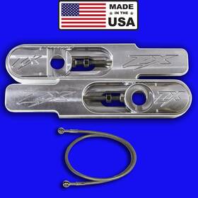 Zx14-12-25-re-bl F & Racing 2012-2025 Kawasaki Zx14 Bolt On Swingarm Extensions Inch Made In The Usa Zx14-12-25-re-bl F & Racing 2012-2025 Kawasaki Zx14 Bolt On Swingarm Extensions Inch Made In The Usa