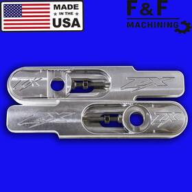 Zx6-05-06-re F & Racing 2005-2006 Kawasaki Zx6 Bolt On Swingarm Extensions Inch Made In The Usa