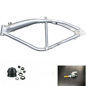 Sym-824 Felt Faker Gas Frame 3.4l Brushed Alum With Headset And Petcock Motorized Bike