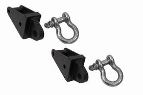 Fb22136 Fishbone Offroad Rear D-ring Frame Mounts For 2007-2018 Jeep Wrangler Jk
