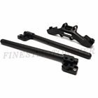 Fm-hb-dscram1517-bk Finestmotorever Black Separated Adjhktable Riser Lower Handlebar For 686437247999