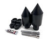 Fm-mt290-037-bk Httmt For Honda Cbr Black Spike Frame Slider Crash Protector