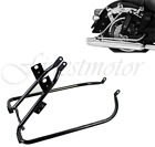 Fm-tghd-sg02-bk1 Finestmotor Black Saddlebag Support Bracket For Harley Touring 791932515792