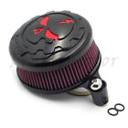 Fmmt225-012a-cd1 Finestmotor Skull Air Cleaner Kit For Harley Road King Flhr