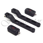 216-053x2-bk Fmmt268-009 Finestmotor Black Skull Heel Toe Shift Levers Shifter 738422044042