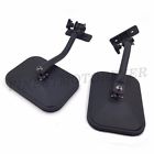 Fmmt371-032-mbk Finestmotorever Pair Quick Release View Mirror Rectangular Black 686437246909