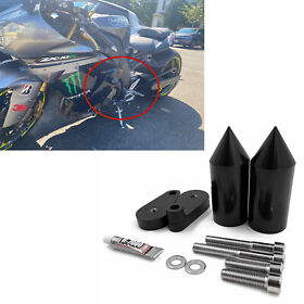 Fm-mt290-031-bk For Kawasaki Ninja Zx10r Zx1000 2004-2005 Black Spike Frame Slider Crash Protect