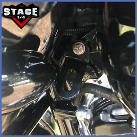 St-90802017 Front Tank Tab Touchless Tie-downs Mount Brackets For 96 Harley Touring Models
