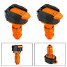 Fs-209-orange Areyourshop Pair Cnc Orange Race Motorcycle Slip Pad Ground Crash
