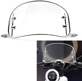 F-df02 Fukwunto Wndshield For Scooter Motorcycle Windscreen Wind Proof Clear As Picture