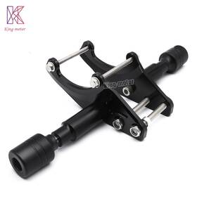 Fx-jt-kp150-km-202604 Fxcnc For Lifan Kp150 Mini Cnc Motorcycle Frame Slider Crash Protector Pad Guard Black