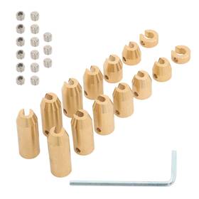 Globegarage Gg5612220e 14 Pack Brass Wheel Weights Refill Kit Reusable Spoke Balance