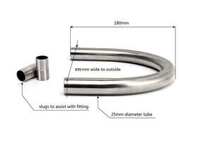Ssrfh-gsp-0224 Golfcartsparts Cafe Racer 235mm Custom Rear Seat Frame Hoop Loop For Honda Cb 500 550 650 750