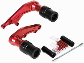 0919 Goodely 797430989660 Compatible With Grom 125 Msx125 Msx125sf 2022-2024 Cnc Frame Sliders Red