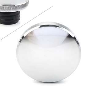 Goodnewstoreusa 310009808584 Vented Gas Cap Fuel Tank Cover Fit Harley Dyna Road King Heritage Softail Chrome