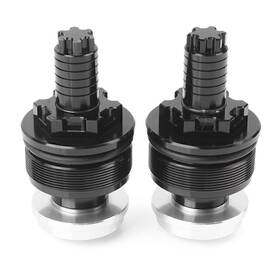Gzyf 550742625950 Front Fork Shock Absorber Screw Cover Cap Fit Yamaha Yzf-r25/r3 Black