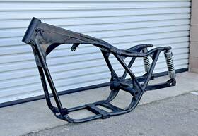 1hd1edl16fy121884 Harley-davidson 1985 Fxr Frame Fxrp Super Glide Police With Swingarm And Shocks