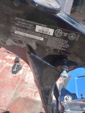 1hd1frw15yy634486 Harley-davidson 1999-2006 Road King Flhrci Main Frame Chassis