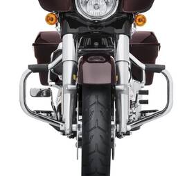 49155-05b Harley-davidson New In Box 2009-later Touring Chrome Mustache Engine Crash Guard E5