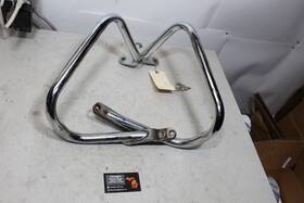 49158-89d Harley-davidson 86-99 Heritage Softail Chrome Saddlebag Guard Set