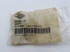 56159-73 Harley-davidson Lot Of 5 Oem Chrome Washer Handlebar Dampner P/n# New