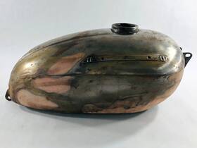 61006-63b Harley-davidson Oem Sportster Large Tank Fuel Turtle Ironhead
