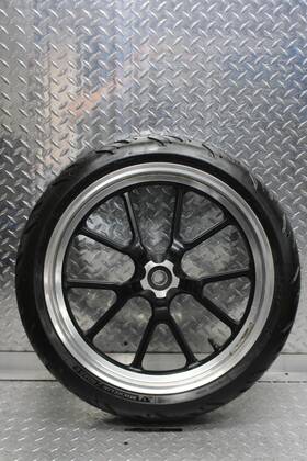 T18x3.50mt Harley-davidson 7811632 2012 Sportster Xl883 Custom Front Tire/rim 120/70zr17