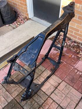 83411-10bhp Harley-davidson 09-12 Tri Glide Frame Staright. No Title