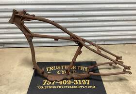 Ze-357 Harley-davidson Oem Wl Wla Wlc Frame Solo 45 Flathead Trog Racer Rigid Ze-357 Harley-davidson Oem Wl Wla Wlc Frame Solo 45 Flathead Trog Racer Rigid