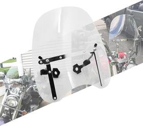 Hcuswi0038 Hcmotorku Motorcycle Windshield Windscreen Fit For Harley Touring Sportster Xl Clear