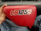 Hd-cb100-001-sa Eddie Moto Side Cover Red Honda Rh Oem