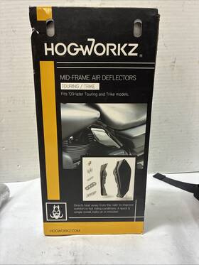 Hw159112 Hogworkz Mid-frame Air Deflectors -fits 09-later Touring And Trike Models Hw159112 Hogworkz Mid-frame Air Deflectors -fits 09-later Touring And Trike Models