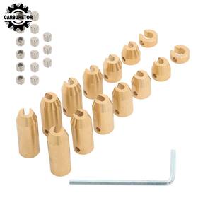 Home-garden-fix Hgf166288 14pcs 7 Size Motorcycle Brass Wheel Spoke Balance Weights Refill Kits Universal
