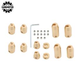 Home-garden-fix Hgf166292 Universal Motorcycle Reusable Brass Wheel Spoke Balance Weights Refill 12 Pack