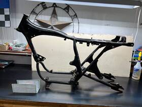 1026578 Honda 1973 Cb350f Four Frame With Swingarm And Paperwork 9/72