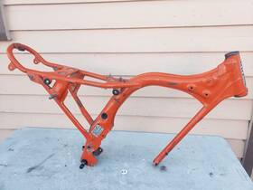 50100-176-000za Honda 1979 Xr80 Frame Tahitian Red R23 #50100-176-000za