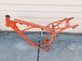 50100-444-010za Honda 1979 Cr125r Cr 125 Elsinore Ahrma Main Frame/main Chassis No Title